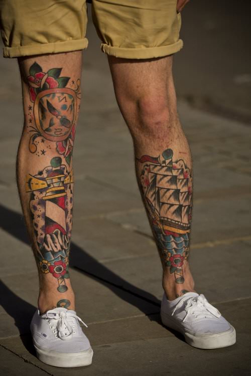 Что нужно знать о мужских татуировках на икрах